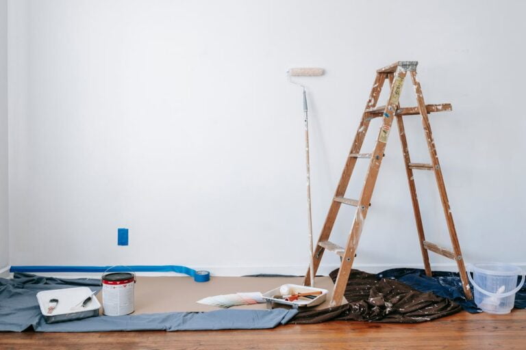 Residential exterior painting service for home makeover.